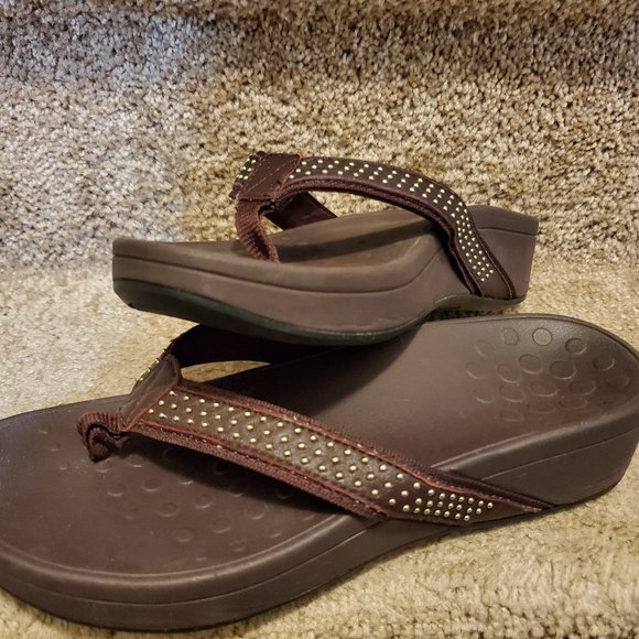 Vionic Shoes - Vionics Platform Flip Flops - sz9